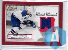 2005-06 Bee Hive Matted Materials Keith Tkachuk #MM-KT Jersey Blues